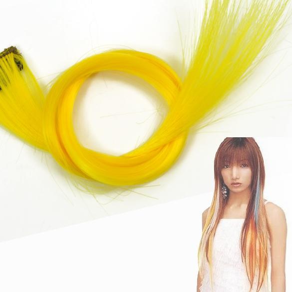 New 60cm Popular Colorful Synthetic Fiber Straight.Wigs/Wig Clip On 